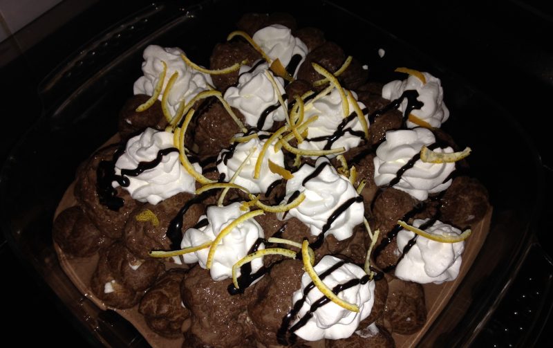 Narancsos profiterol