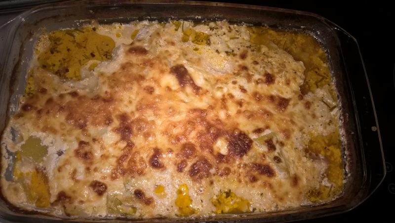 Tonhalas rakott patisszon